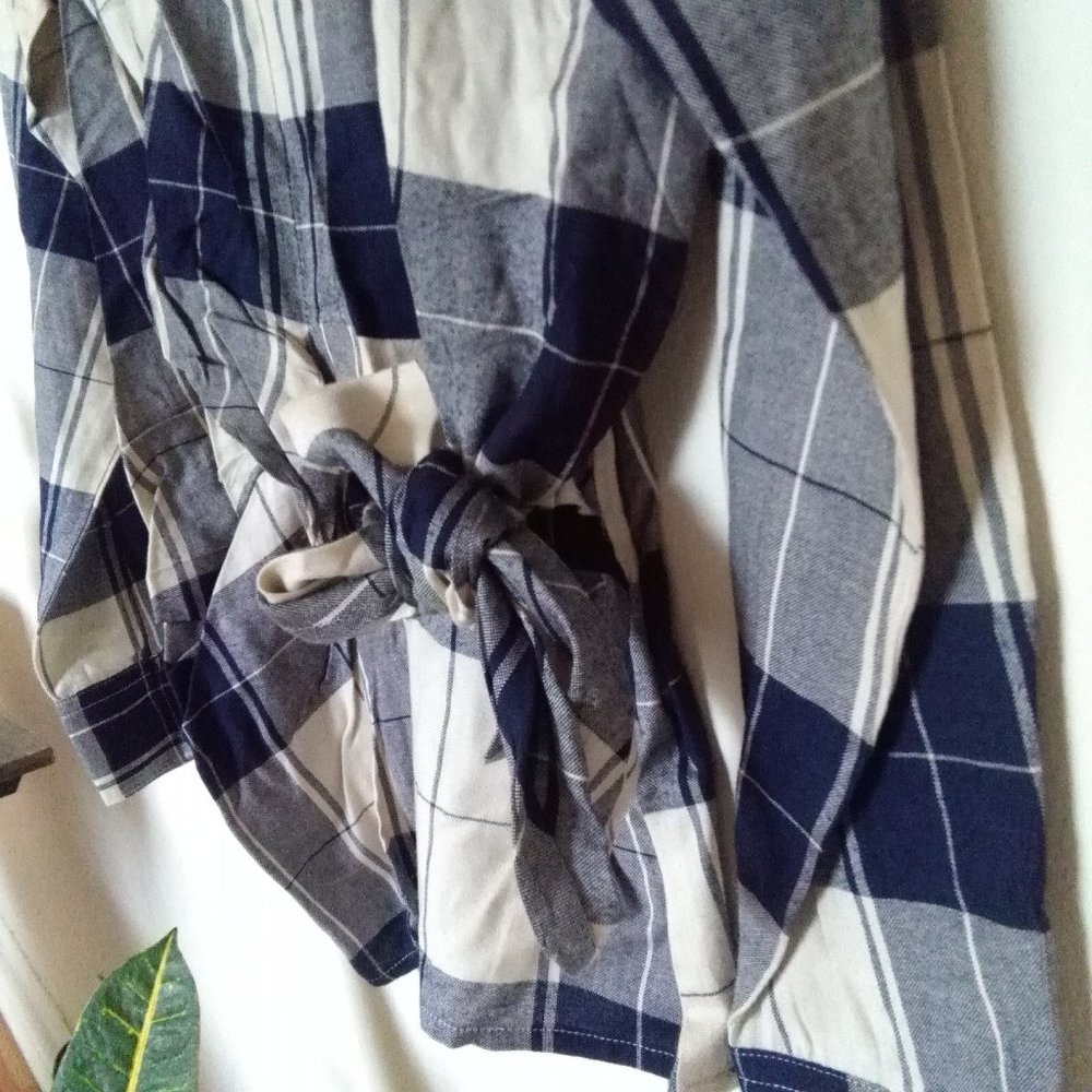 Plaid Blouse